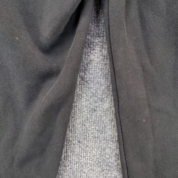 Champion Reverse Weave Mens Spell Out Jogger Pants S Black Wide Band Vintage - Picture 9 of 14